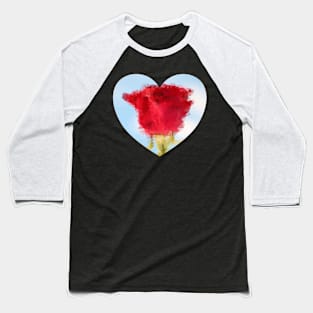 Rose heart Baseball T-Shirt